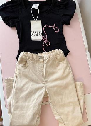 Стильний комплект. футболка боді zara та літні кльоши lc waikiki