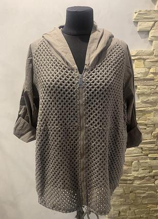 Кардіган льон 🇮🇹  52-56