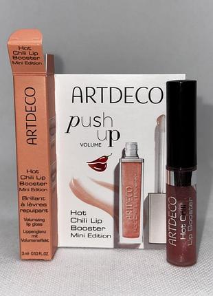 Artdeco hot chili lip booster — бустер для об'єму губ з екстрактом червоного перцю чилі, 3 мл;