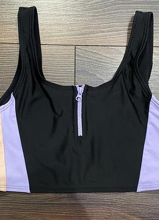 Короткий спортивний топ кроп для спорту