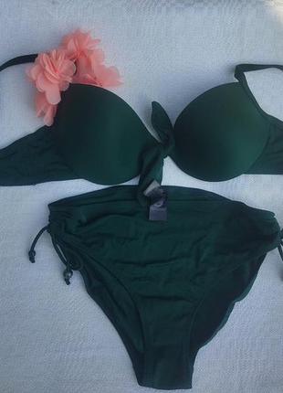 Купальник зеленый