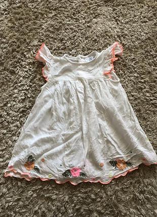 Стильне дитяче платтячко на 9-12 місяців