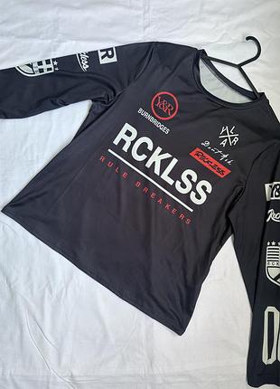 Лонгслів лонг чоловічий реглан джемпер young&reckless activewear l для спорту