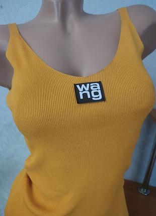 Майка в рубчик wang 3