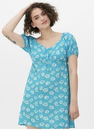 Платье легкое летнее короткое, батал, размер 54 (арт1820)