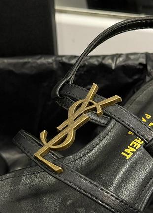 Босоніжки шкіряні ysl