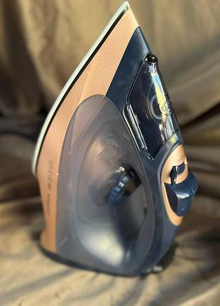 Праска для одягу sokany sk-11001-1 з керамічною підошвою 2200 вт синьо-бронзовий