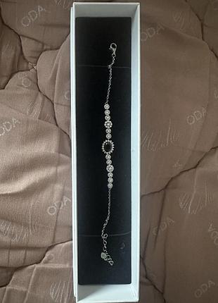 Срібний браслет з фіанітами 925 проби