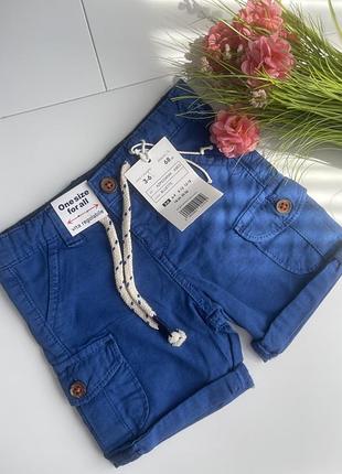 Котонові шорти на 6 міс від original marines