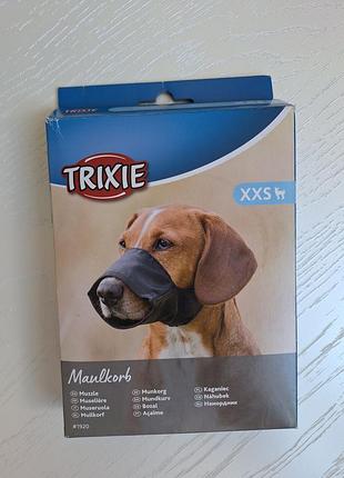 Намордник для чихуахуа trixie xxs 12 см черный