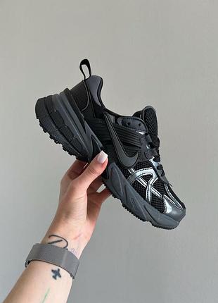 Nike v2k run black dark smoke grey 2