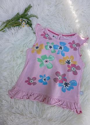 Майка футболка на 6-9 месяцев 68 см