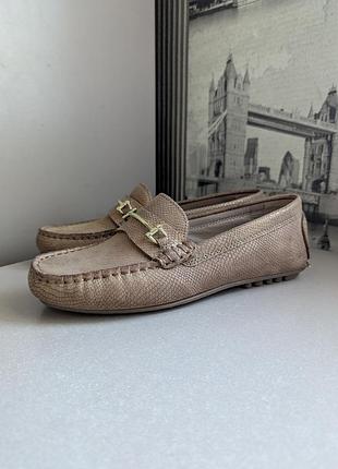 Лофери hotter gold reef slip-on regular fit (37) нові з натуральної шкіри жіночі оригінал