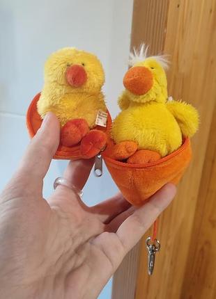 Уточка мягкая брелок ники nici