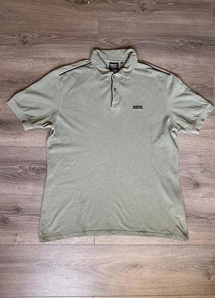 Футболка поло barbour international цвета хаки, размер xl