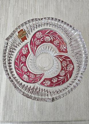 Очень красивая кристальная ваза anna hütte bleikristall