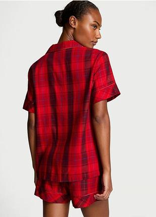 Піжама з шортами в клітинку вікторія сікрет.