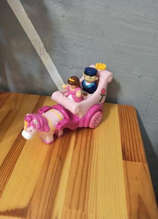 Игровой набор wow toys карета с пони и принцессой,