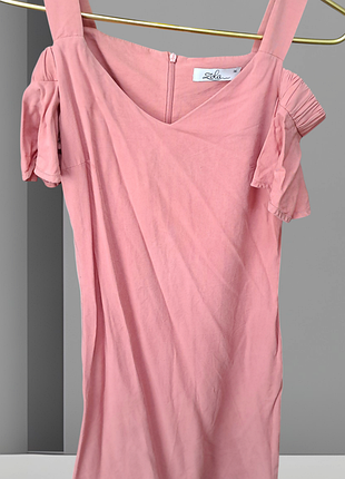 Рожева бавовняна сукня бренду zola