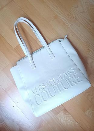 Versace jeans couture сумка-тоут с логотипом сумка шопер версаче джинс кутюр