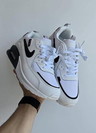 Мужские кроссовки nike air max 90 cordura • white black
