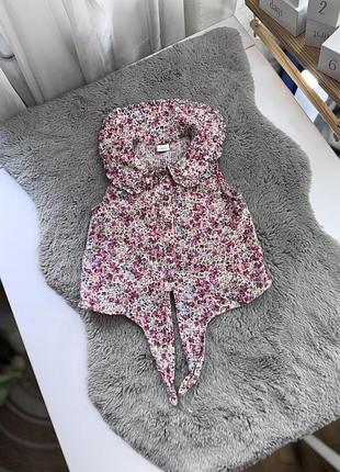 Блуза топ з коміром next для дівчинки 5 років