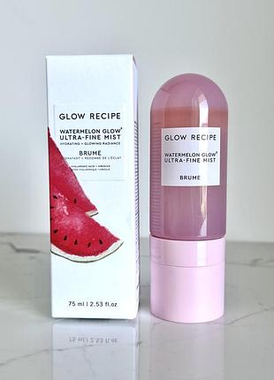 Зволожуючий двофазний спрей для обличчя glow recipe watermelon glow ultra fine mist 75 мл