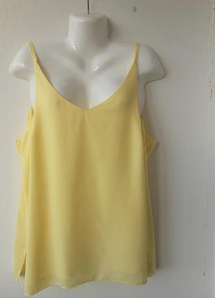 Майка базовая на бретельках f&amp;f 52-54 полиэстер