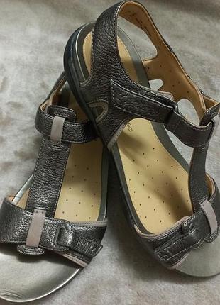 Босоножки сандали кожа жен.39-40p.clarks индии