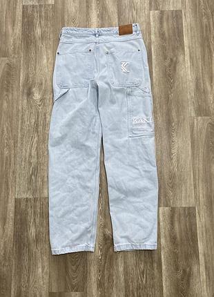 Джинси karl kani vintage distressed y2k baggy cargo jeans pants size m