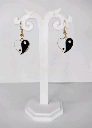 Серьги yin and yang