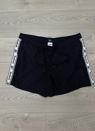 Нові чорні пляжні плавальні шорти рібок reebok, розмір м, оригінал