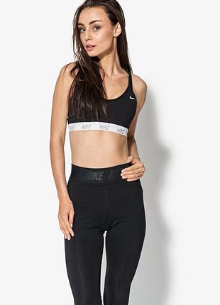 Nike спортивний топ з чашками бавовняний чорний бра