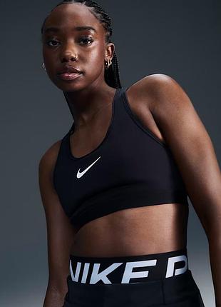 Nike оригінальний спортивний топ з чашками чорний бра в новому стані