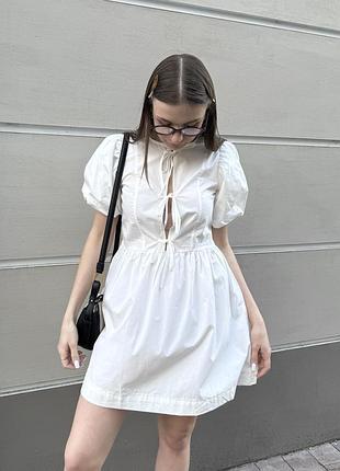 Сукня з бавовни,біла сукня з бавовни