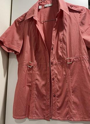 Фірма zanetti. блузка ділового стилю,  85% бавовна, 10% поліамід, 5% еластан