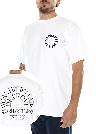 Мужская футболка carhartt ss work varsity t ssirt