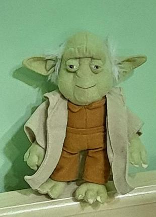Star wars talking plush toy, yoda - звездные войны - мастер йода - 18 см