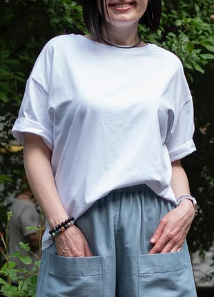 Базовая хлопковая футболка от украинского бренда zosya yanishevska