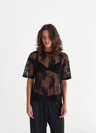 Футболка з мережива