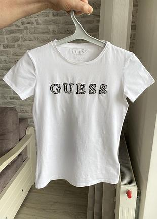 Белая футболка Parka guess размер xs