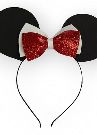 Новогодний обруч ободок для образа костюма микки маус