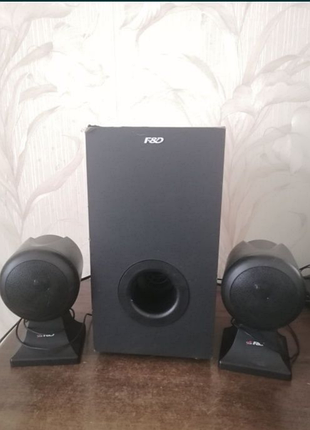 Акустическая система f&d sps-828 2.1 с сабвуфером