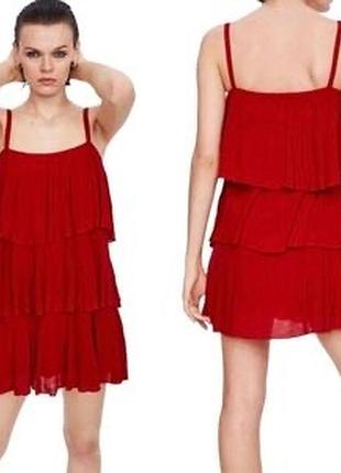 🥰 нова!  цупка міні сукня zara 7