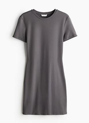 Новое платье футболка из бифлекса h&m. новая коллекция!