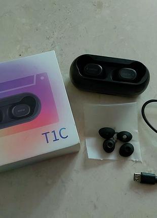 Беспроводные наушники qcy t1c tws black