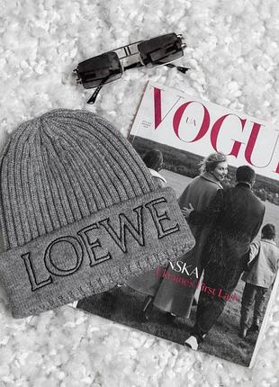 Шапка loewe grey вт8002