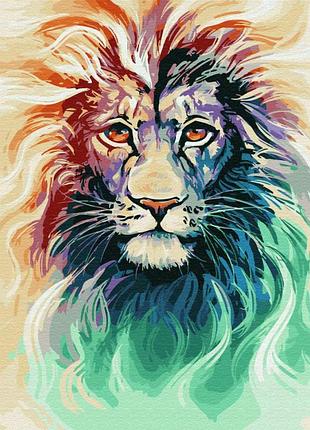 ✨ картина по номерам 🎨 животные, львы 🎨 brushme "сияние льва" gx28718 🎨 от stop stress
