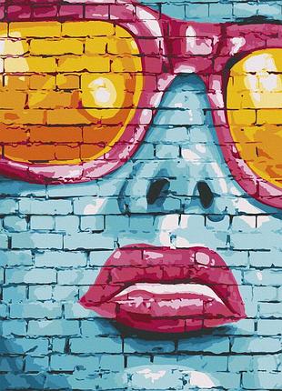 ✨ картина по номерам 🎨 сюжетная композиция 🎨 art craft "street art girl" 40х50 см 10248-ac 🎨 от stop stress