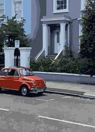 ✨ картина за номерами 🎨 транспорт, авто, машина 🎨 art craft "червона крихта" 40*50 11210-ac 🎨 від stop stress